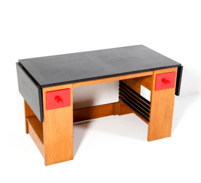 Art Deco Modernist Desk or Writing Table by Hendrik Wouda for Pander, 1920s